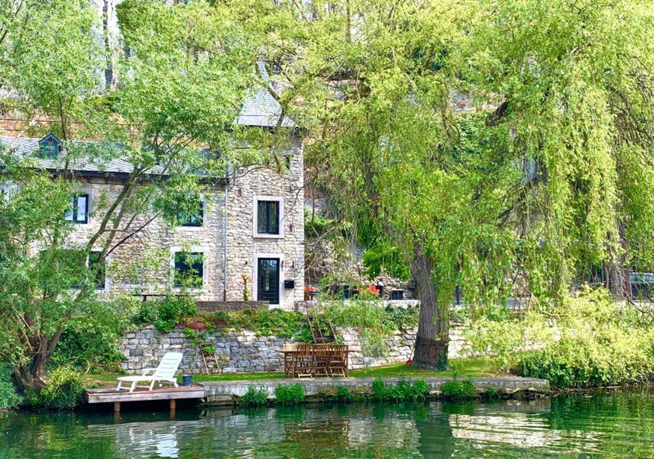 فيلا Pieds Dans L'Eau Private Wellness Bordure De Meuse Lustin المظهر الخارجي الصورة